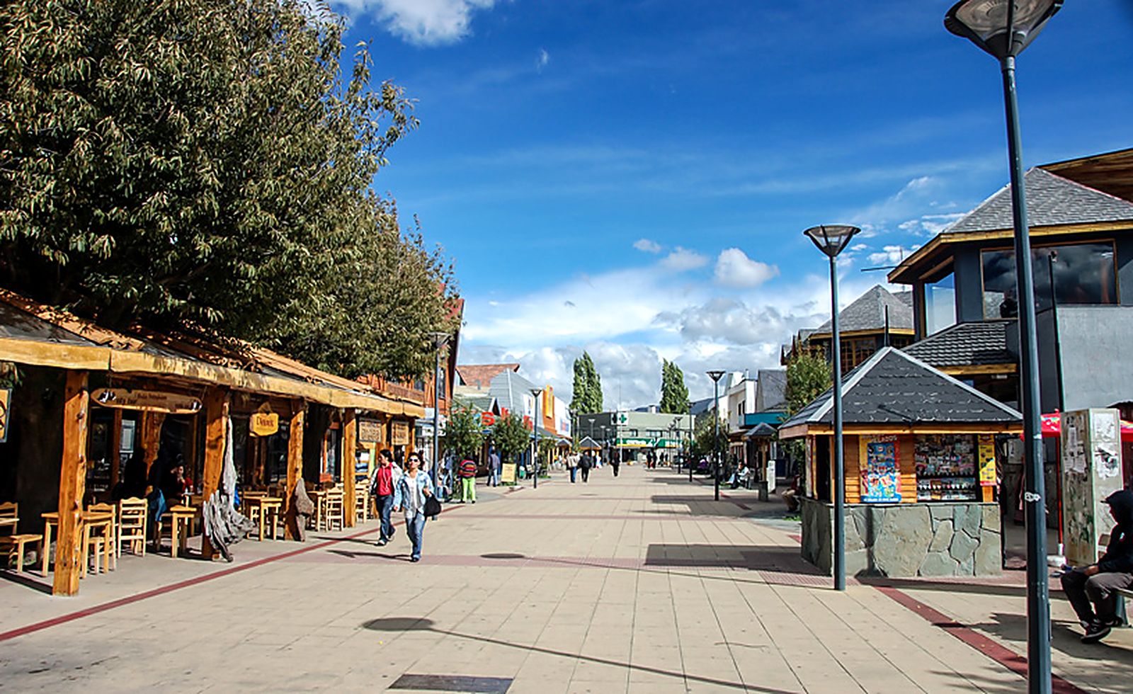 Paseo peatonal Horn en Coyhaique