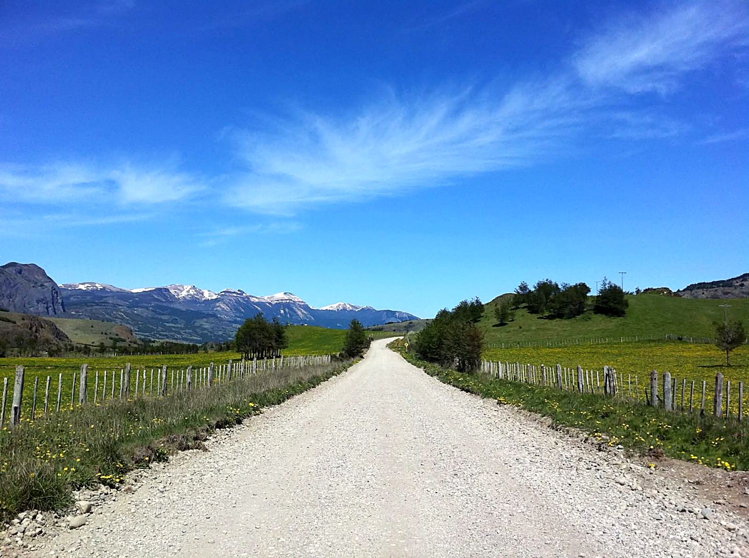 Camino de ripio de la Carretera Austral